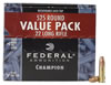 Federal Premium Champion Rimfire Ammunition 745, 22 Long Rifle, Copper Plated HP, 36 GR, 1260 fps, 525 Rd/b Federal Premium Champion Rimfire Ammunition 745, 22 Long Rifle, Copper Plated HP, 36 GR, 1260 fps, 525 Rd/b