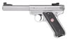 Ruger Mark III KMKIII Model512 Rimfire Pistol 10103, 22 Long Rifle, 5 1/2 in, Black Synthetic Grip, Stainless Finish, 10 Rd