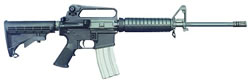 Bushmaster M16 A2 Carbine BCWA2F16, 223 Rem, 16" Chrome Lined, Semi-Auto, 6 Pos Telestock, Matte Black Finish, 30 Rds