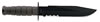 Kabar Fixed Knife w/Partially Serrated Edge & Kraton Handle 1271