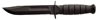 Kabar Knife w/Fixed Clip Point Blade & Leather Sheath 1256
