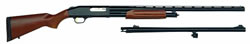 Mossberg 535 ATS Combo Shotgun 45310, 12 Gauge, 28" VR and 24" rifled, 3.5" Chmbr, Accuchoke, Rifle Sights, Hardwood