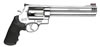 Smith & Wesson 500 Revolver 163501, 500 S&W, 8 3/8", Rubber Grip, Satin Stainless Finish, 5 Rd, HiViz Sights