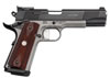 Smith & Wesson 1911DK Pistol 108287, 45 ACP, 5", Checkered Rosewod Grip, Two-Tone/Matte Stainless Steel/Carbon Finish, 8 Rd, Adj Sights