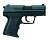HK Model P2000 SK Sub Compact Pistol 735302, 357 SIG, 3.62", Black Synthetic Grip, Blue Finish, 9 Rd, w/Pre Cock Hammer Sys/Mount Rail