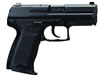 HK Model P2000 Compact Pistol M704203, 40 S&W, 3.62", Black Syn Grip, Blue Finish, 12 Rd, w/3 Dot Sights & Mount Rail