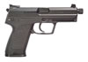 Heckler & Koch USP9 Tactical DA/SA Pistol w/Safety M709001SDA5, 9mm, 4.78 in, Polymer Grip, Blue Finish, 15 Rd, w/Threaded Polygonal BBL & Adj Sights