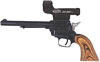 Heritage Rough Rider Single Action Rimfire Revolver RR22MB6I, 22 LR / 22 WMR, 6 1/2", Wood Grip, Blue Finish, 6 Rd, w/Adco Red Dot Scope