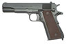 Auto-Odnance 1911A-1 WWII Semi-Auto Pistol 1911PKZ, 45 ACP, 5", Plastic Grip, Parkerized Finish, 7 Rd