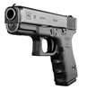 Glock 38 Compact Pistol PI38502, 45 GAP, 4.02 in, Polymer Grip, Black Finish, Fixed Sights, 8 Rd
