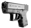 Glock 39 Subcompact Pistol PI39502, 45 GAP, 3.46 in, Polymer Grip, Black Finish, Fixed Sights, 6 Rd