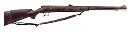 CVA Kodiak Pro Rifle PR5700, 50 CAL Black Powder, Black Fleck, Blue, Pivot Block