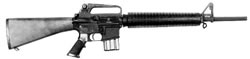 Bushmaster A2 Type Target Rifle PCWA2S20, 223 Rem, 20" Heavy Chrome Lined, Semi-Auto, Black Synth Stock, Matte Black Finish, 20 Rds