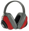 Silencio Liquid Red Earmuffs w/Fully Adjustable Steel Headband & Liquid Filled Ear Cushions 28 dB (3010450)