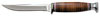 Kabar Little Finn 7 in International Hunter Knife w/Leather Handle & Sheath 1226