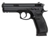 CZ SP01 Semi-Auto Pistol 91153, 9mm, 4 3/4", Rubber Grip, Black Finish, 19 Rd, w/Decocker, Night Sights