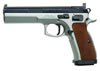 CZ 75 Tactical Sport TS Pistol 91172, 9mm, 5.3", Wood Grip, Dual-Tone Finish, 15 Rd