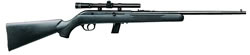 Savage 64FXP Rimfire Rifle 40000, 22 LR, 20.25", Semi-Auto, Black Syn Stock, Blue Finish, w/Scope, 10 Rds