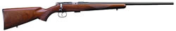 CZ 453 American Rifle 02081, 22 LR, 22.5", Bolt Action, Walnut Stock, Blue Finish, 5 Rds
