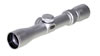 Weaver Handgun Scope 849446, 2.5x-8x, 28mm Obj, 1" Tube Dia, Matte Silver, Dual-X Reticle