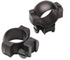 Simmons Weaver Style Rings 49167, Medium, 1", Gloss Black