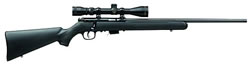 Savage 93R17FXP Rimfire Rifle 96209, 17 HMR, 20.75", Bolt Action, Black Syn Stock, Blue Finish, Accutrigger, w/Scope, 5 Rds