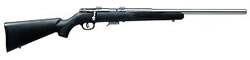 Savage 93R17FSS Rimfire Rifle 96712, 17 HMR, 20.75", Bolt Action, Black Syn Stock, Stain Steel Finish, Accutrigger, 5 Rds