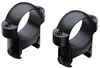 Burris Zee Rings 420080, Weaver Style Bases, Low, 1", Black