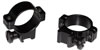 Burris 22 Standard/Deluxe Rings 420071, 22 Calibers, Medium, 1", Black Aluminum