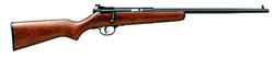Savage Cub Rimfire Youth Rifle 13700, 22 S / L / LR, 16", Bolt Action, Laminate Walnut Stock, Blue Finish, w/Accutrigger, 1 Rds