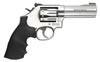 Smith & Wesson 617 Rimfire Revolver 160584, 22 LR, 4", Rubber Grip, Satin Stainless Finish, 10 Rd, Squre Butt