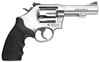 Smith & Wesson 67 Revolver 162802, 38 Special, 4", Rubber Grip, Stainless Finish, 6 Rd, Red Ramp Sights