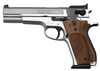 Smith & Wesson 952 Pistol 170244, 9mm, 5", Wood Grip, Satin Stainless Finish, 9 Rd