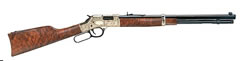 Henry Big Boy Deluxe Engraved Lever Action Rifle H006DD 44 Remington Mag 20 Walnut Stock Blue Finish 10 Rds