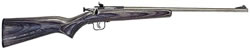 Crickett Single Shot Bolt Action Rifle 270, 22 LR, 16 1/8", Black /Gray Lam w/Pistol Grip Stock, Stainless Steel Finish