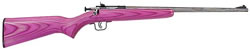 Crickett Single Shot Bolt Action Rifle 226, 22 LR, 16 1/8", Pink Lam w/Pistol Grip Stock, Stainless Steel Finish