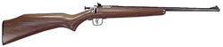 Crickett Single Shot Bolt Action Rifle 300, 22 LR, 16 1/8", Walnut w/Pistol Grip Stock, Blued Steel Finish