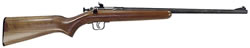 Crickett Single Shot Bolt Action Rifle 238, 22 LR, 16 1/8", Walnut w/Pistol Grip Stock, Blued Finish