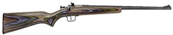 Crickett Single Shot Bolt Action Rifle 252, 22 LR, 16 1/8", Camo Lam w/Pistol Grip Stock, Blued Steel Finish