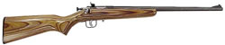 Crickett Single Shot Bolt Action Rifle 255, 22 LR, 16 1/8", Brown Lam w/Pistol Grip Stock, Blued Steel Finish