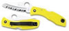 Spyderco Salt I Sheepsfoot Folding Knife w/Nylon Yello Handle C88SYL
