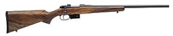 CZ 527 American Bolt Action Left-Hand Rifle 03091, 204 Ruger, 20.9", Walnut Stock, Blue Finish, 5 Rds
