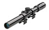 Tasco Rimfire Rifle Scope RF4X15, 4x, 15mm Obj, 3/4" Tube Dia, Gloss, Crosshair Reticle