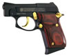 Taurus PT-22 Small Frame Pistol 1220031G, 22 LR, 2-3/4", Rosewood Grip, Blue W/Gold Highlights Finish, 8 Rd