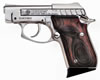 Taurus PT-25 Small Frame Pistol 1250035R, 25 ACP, 2-3/4", Rosewood Grip, Nickel Finish, 9 Rd