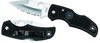 Spyderco Native Spear Point Blade Folding Knife w/Black Handle C41PBK