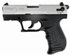 Walther P22 Semi-Auto Pistol CAP22004, 22 LR, 3.4", Polymer Grip, Nickel Finish, 10 Rd