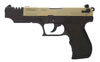 Walther P22 Semi-Auto Pistol CAP22006, 22 LR, 6.3/4.5/1.1, Black Plastic Grip, Nickel Finish, 10 Rd