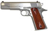 Colt XSE Series Government Pistol O1070XSE, 45 ACP, 5", Rosewood Grip, Brushed Stainless Finish, 8 Rd