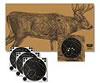 Birchwood Casey 34682 Shoot-N-C Life Size Deer Vital Targets 5 Pack